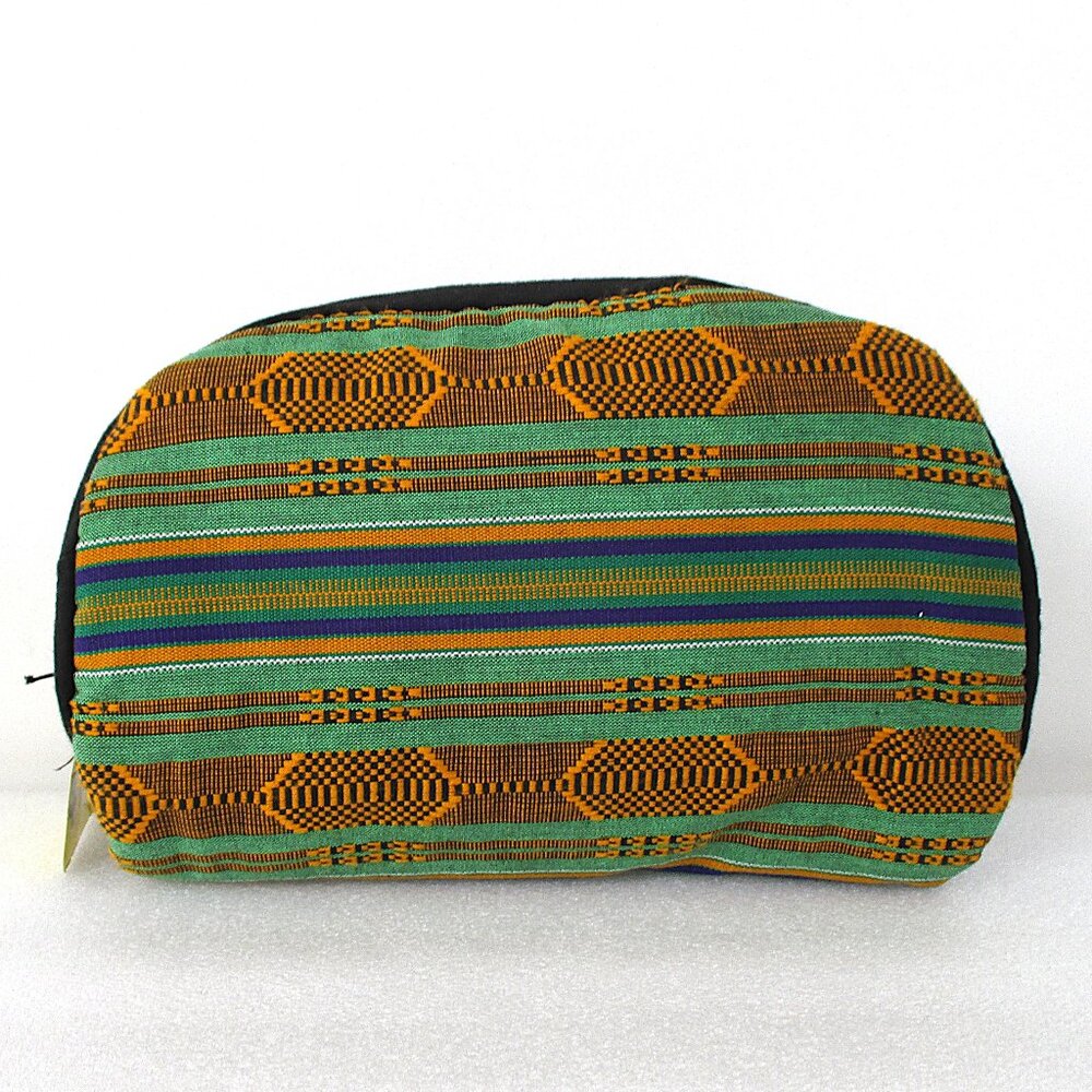 KENTE CLOTH MAKE-UP TRAVEL BAG